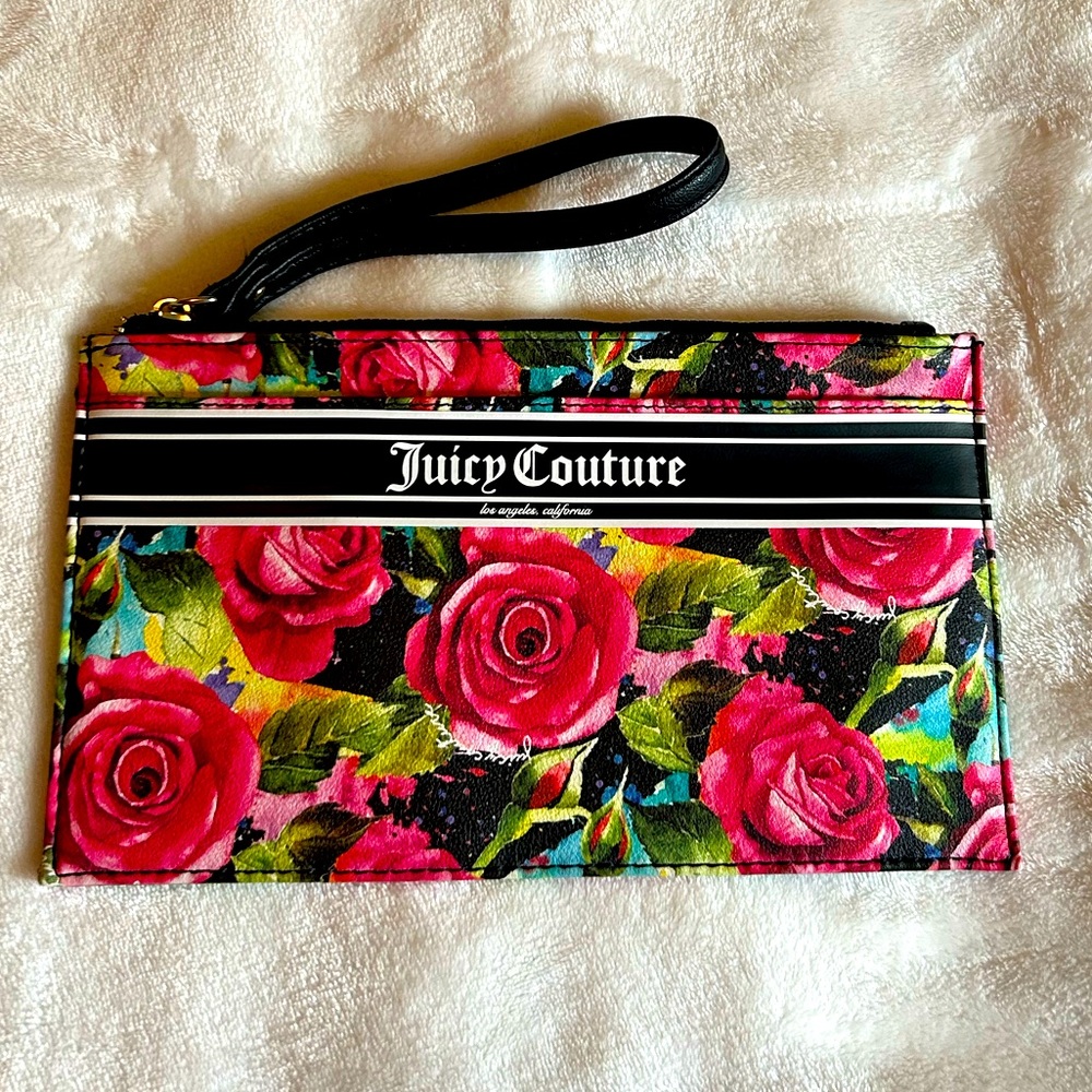NWOT Juicy Couture floral wristlet 🌺